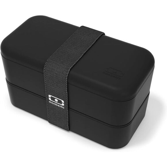 Other - Mombento Original Black Bento Box - 2 Tier Leakproof Lunch Box EUC